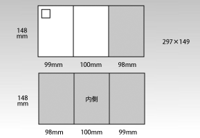 往復型圧着はがき